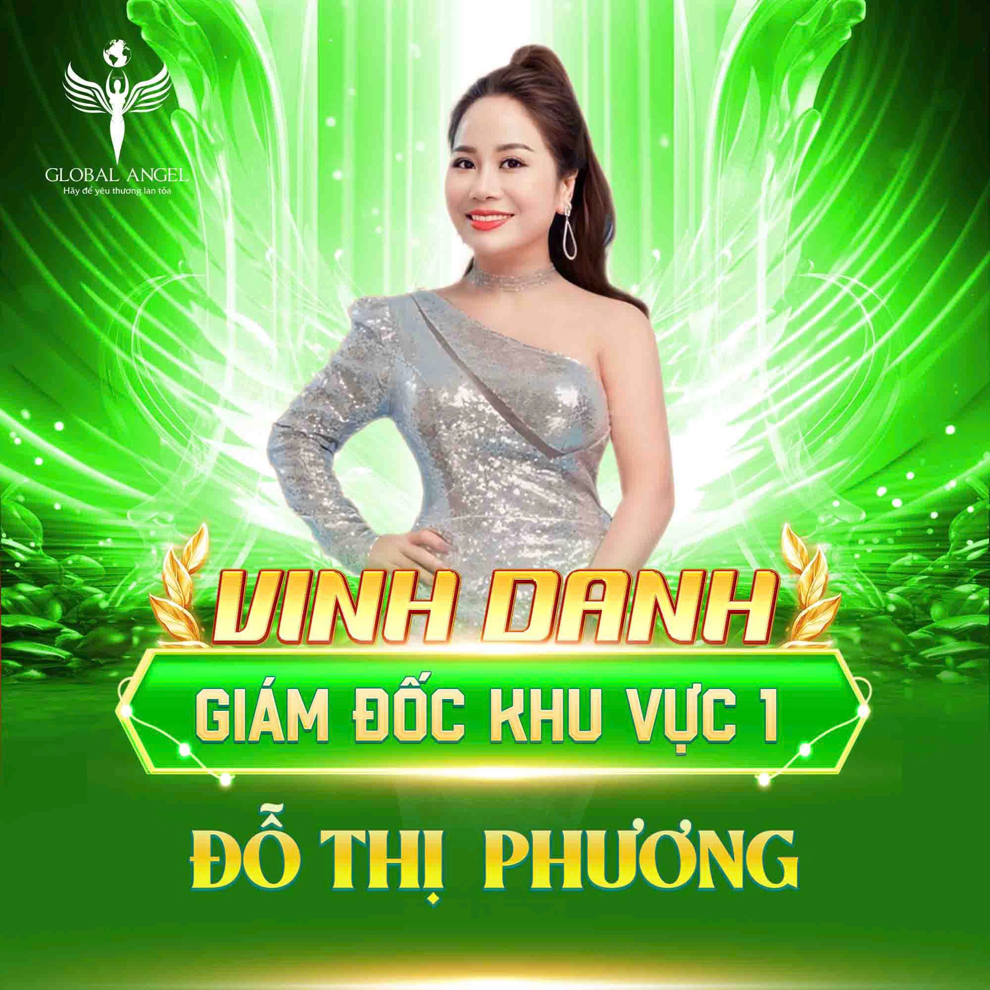 Chúc Mừng Bà Đỗ Thị Phương Trở Thành Giám Đốc  Khu Vực 1 Của Công Ty Thiên Sứ Toàn Cầu!