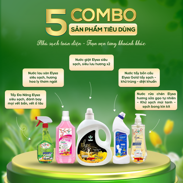 5 COMBO SẢN PHẨM TIÊU DÙNG