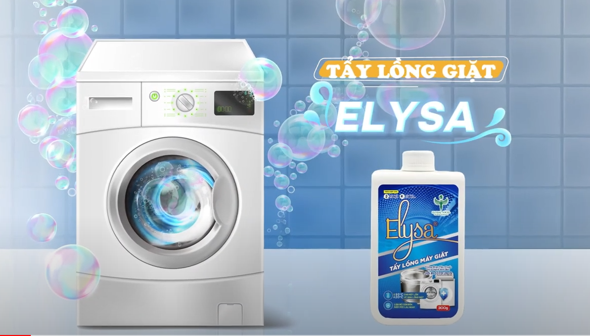 Tẩy Lồng Máy Giặt ELYSA - Giải pháp hiệu quả cho đường ống thông thoáng!