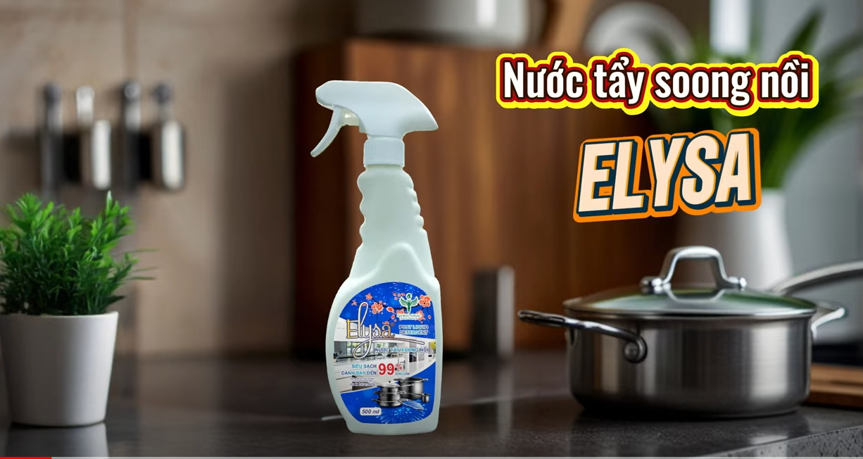  Nước Tẩy Soong Nồi ELYSA - Bí quyết giữ nhà bếp luôn sạch sẽ và tinh tươm!